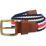 Striped Braided Regular Belt