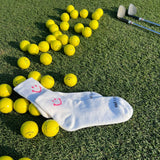 Pink Smiley Socks