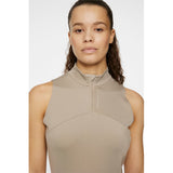 Women's Tiana Print Sleeveless 1/4 Zip Top