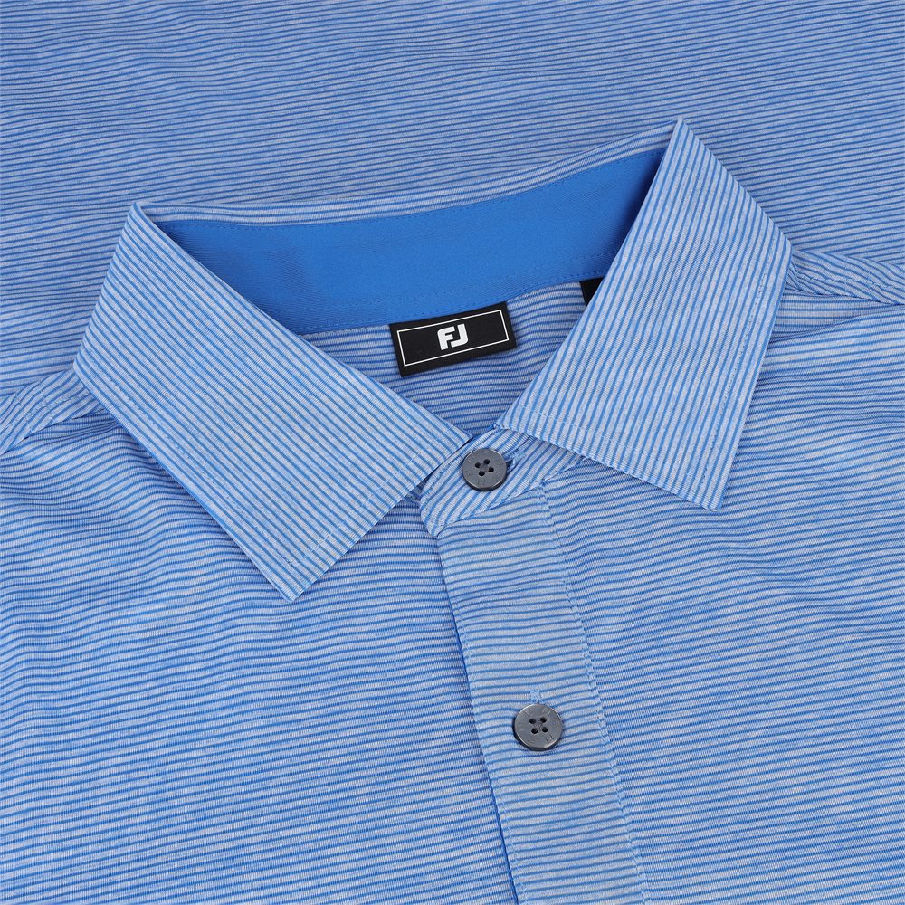 Heather Stripe Polo