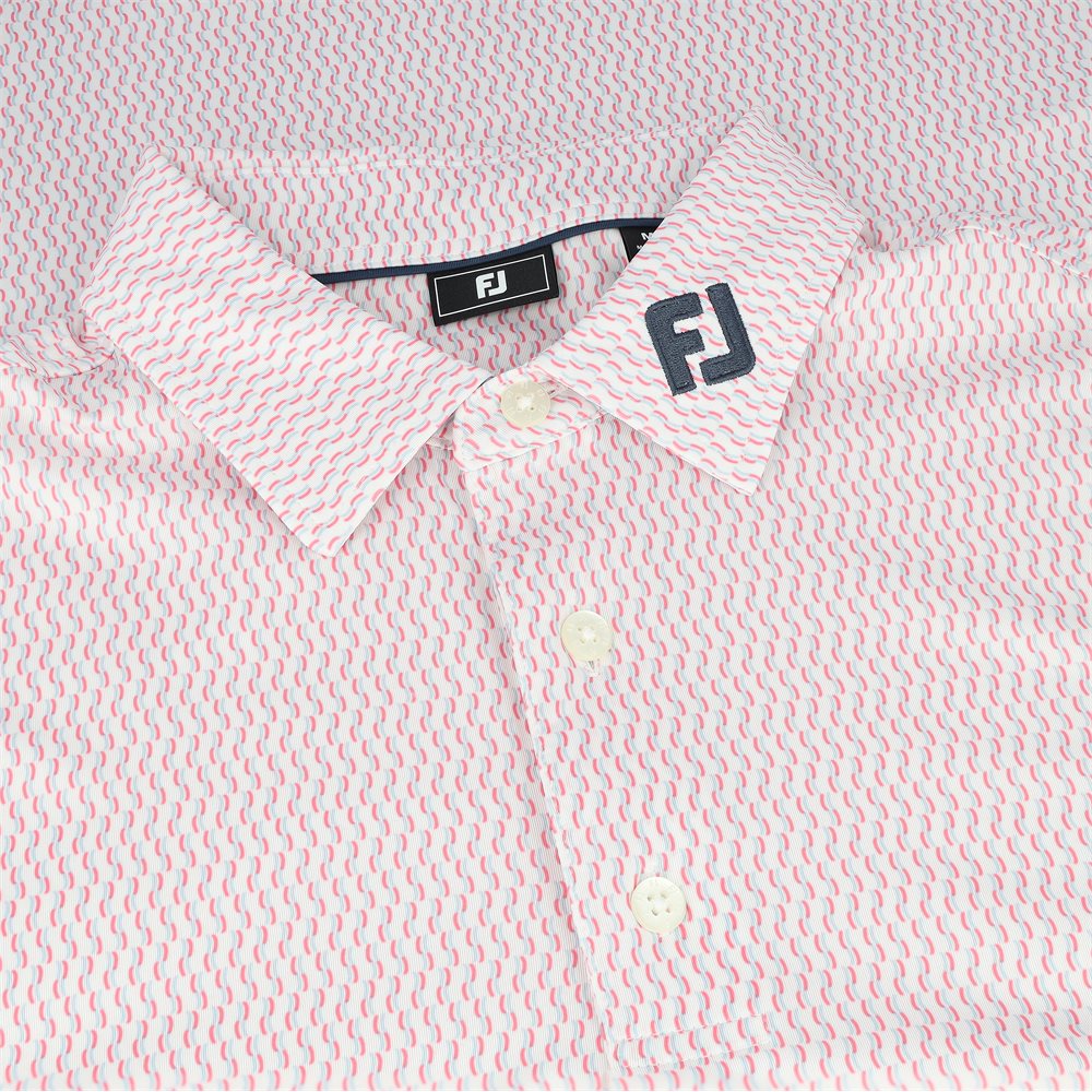 TOUR LOGO Wiggle Print Polo