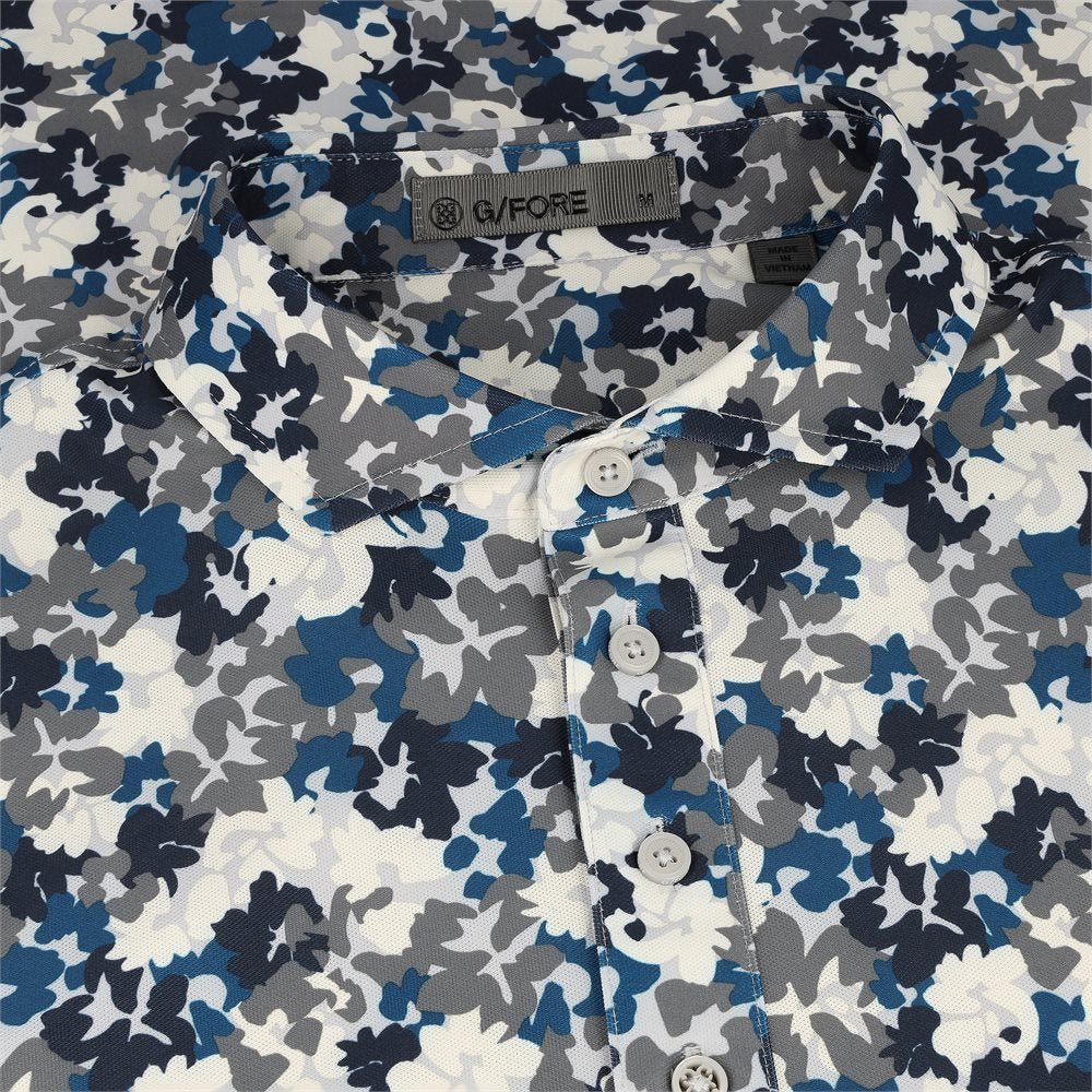 Camo Floral Tech Pique Polo - Fairway Styles