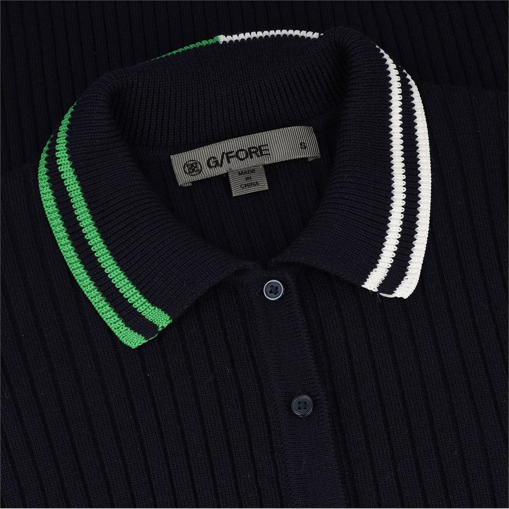 Women's Merino Knit Polo Dress - Fairway Styles