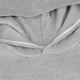 Waffle Stitch Merino Wool Hooded Sweater - Fairway Styles