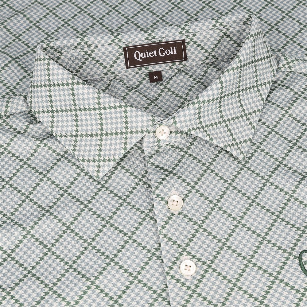 Monogram Houndstooth Polo - Fairway Styles