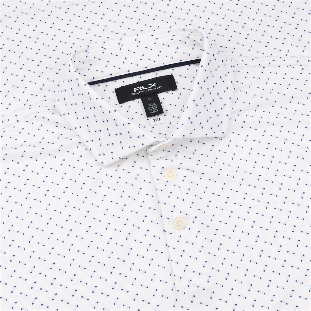 Lightweight Airflow Knit Printed Polo - Fairway Styles