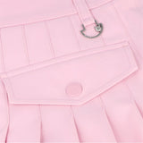 Women's Mesh Gathered Waistband Skort