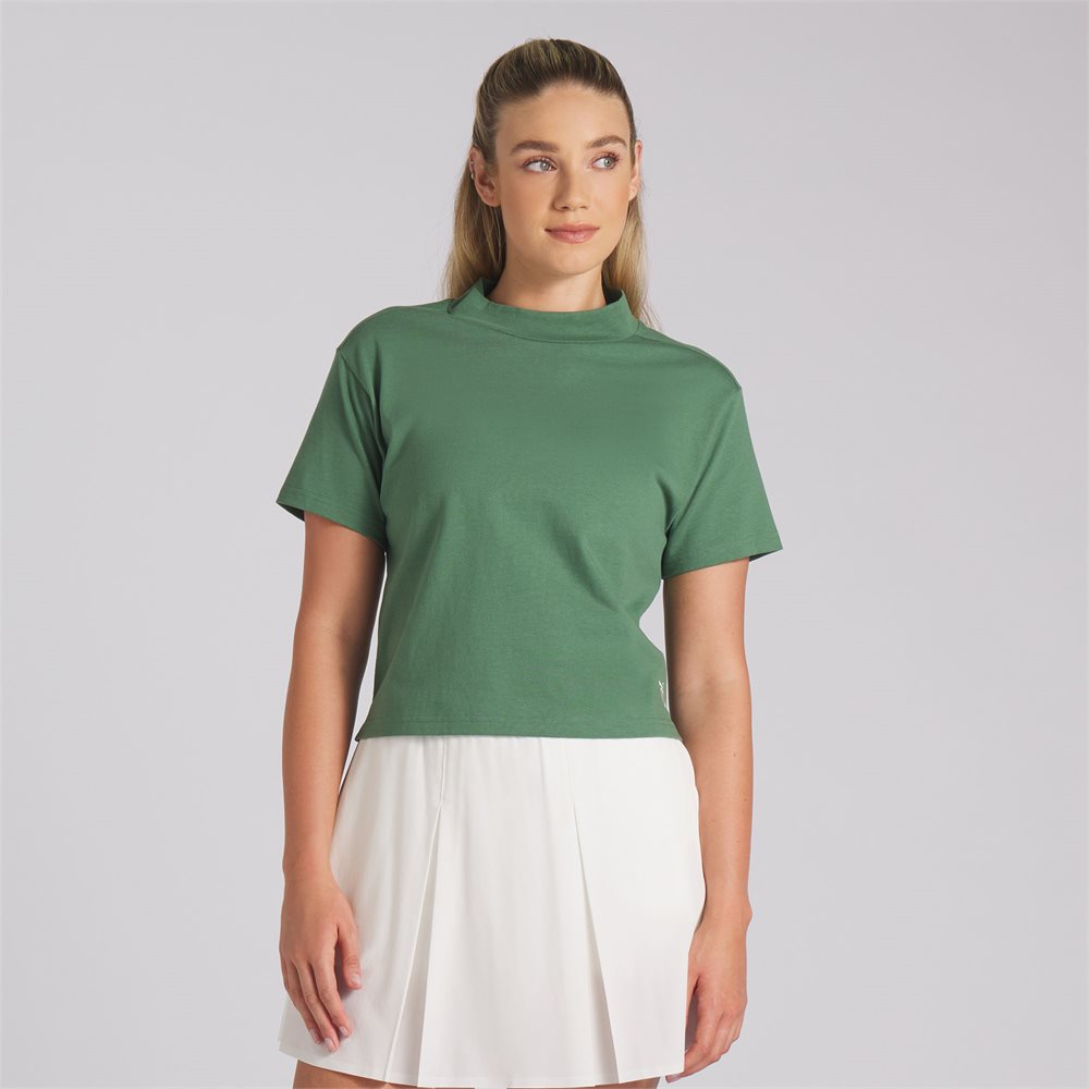 Women's x Quiet Golf Performance Mock Neck T-Shirt