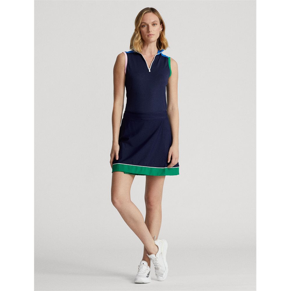 Women's Sleeveless Air Tech Pique 1/4 Zip Polo