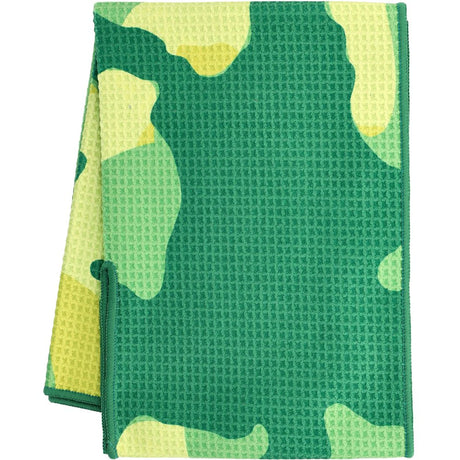 Aaa front view sunday golf masters camo towel