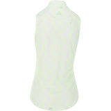 Women's Ultimate365 Ottoman Printed 1/4 Zip Sleeveless Polo
