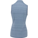 Women's Ultimate365 Stripe 1/4 Zip Sleeveless Polo - Fairway Styles