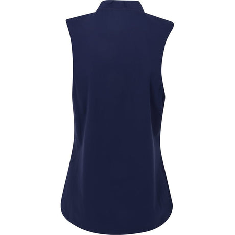 Women's Sleeveless 1/4 Zip Blade Polo - Fairway Styles
