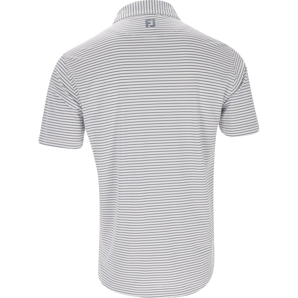 Hickory Stripe Pique Polo - Fairway Styles