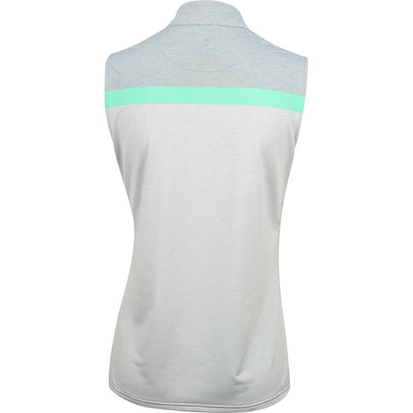 Women's Lisle Sleeveless 1/4 Zip Mock