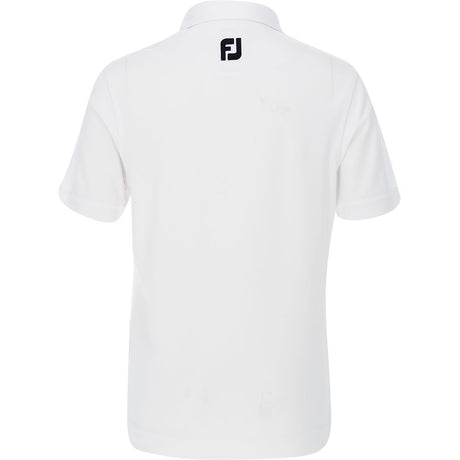 Juniors' Solid Pique Self Collar Polo