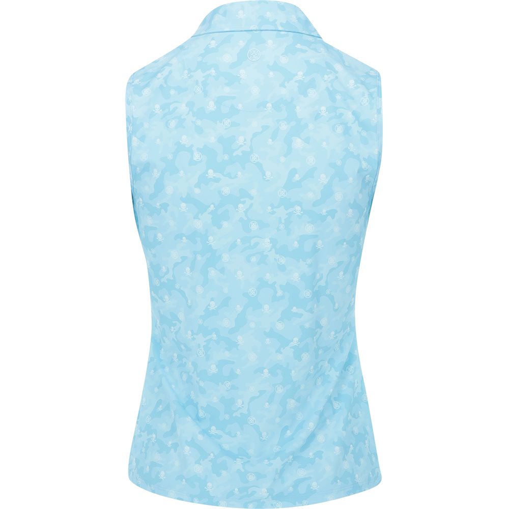 Women's Icon Camo Silky Tech Nylon Sleeveless Polo