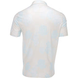 Stamped Floral Tech Jersey Polo