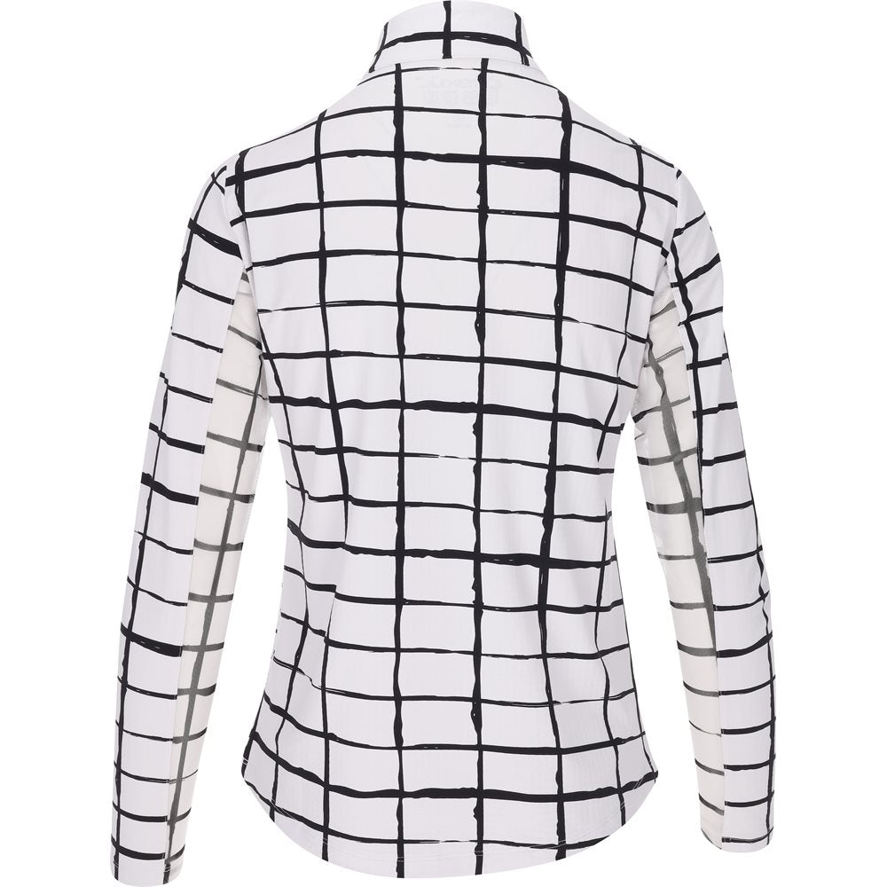 Women's Cordova Print Long Sleeve Mock Neck Top