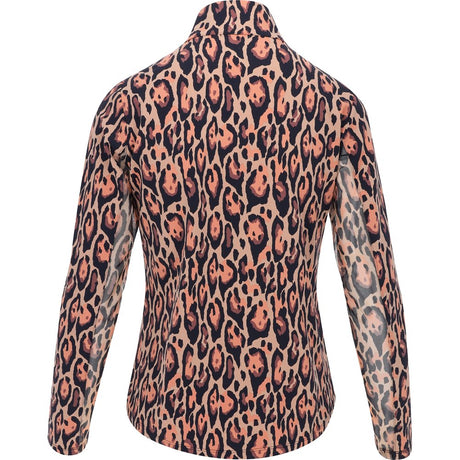 Women's Gemma Print Mock Neck Long Sleeve Top - Fairway Styles