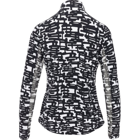 Women's Juno Print Mock Neck Long Sleeve Top - Fairway Styles