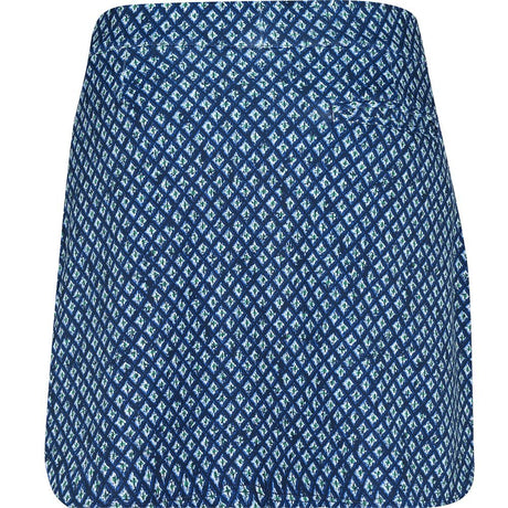 Women's Crown Sport Ocean Ikat Alice Petal Hem Skort - Fairway Styles