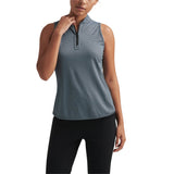 Women's Squared Away Shirley Sleeveless Blade Collar 1/4 Zip Polo