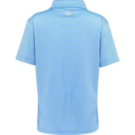 Juniors' Gingham Performance Jersey Polo - Fairway Styles