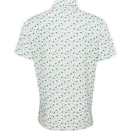 Lightweight Airflow Knit Print Polo - Fairway Styles