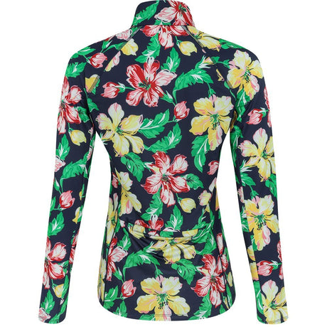 Women's Lightweight Print Airflow 1/4 Zip Pullover - Fairway Styles