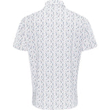 Lightweight Airflow Print Polo