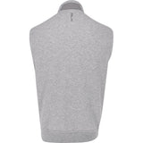 Quilted Double Knit Full Zip On Seam Pocket Vest
