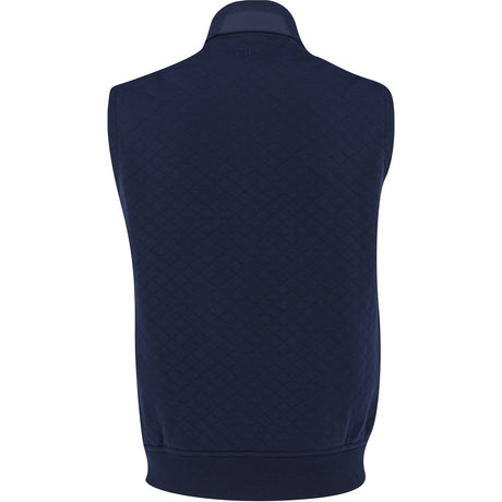 Quilted Double Knit FZ Vest