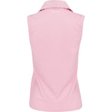 Women's Sleeveless Air Tech Pique Scallop Placket Tailored Fit Polo