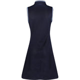 Women's Heavyweight Pique Knit Sleeveless Dress