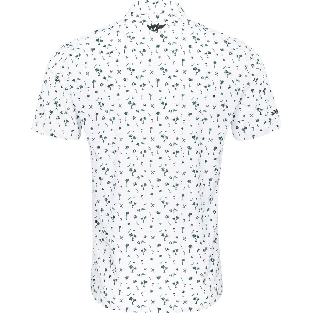 Allover Motif Polo - Fairway Styles