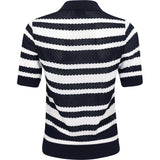 Women's Multi Stripes Knit Polo