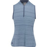 Women's Ultimate365 Stripe 1/4 Zip Sleeveless Polo - Fairway Styles