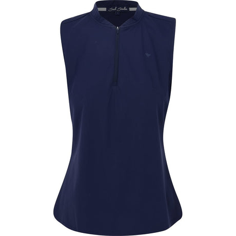 Women's Sleeveless 1/4 Zip Blade Polo - Fairway Styles
