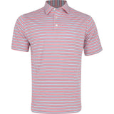 Heather Stripe Lisle Polo