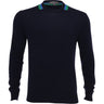 Colorblock Intarsia Merino Sweater