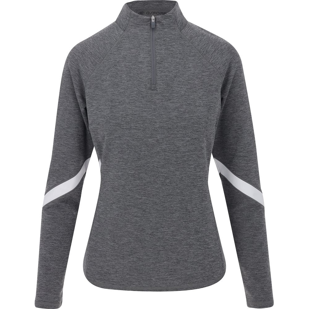 Women's Melange Double Knit Midlayer - Fairway Styles