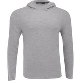Waffle Stitch Merino Wool Hooded Sweater - Fairway Styles