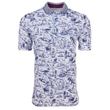 Utah Toile Polo - Fairway Styles