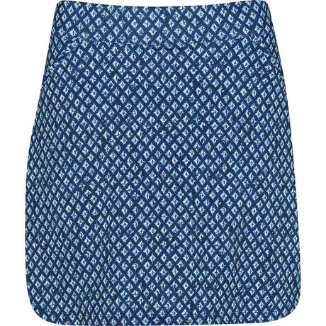 Women's Crown Sport Ocean Ikat Alice Petal Hem Skort - Fairway Styles