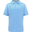 Juniors' Gingham Performance Jersey Polo - Fairway Styles