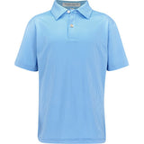 Juniors' Gingham Performance Jersey Polo - Fairway Styles
