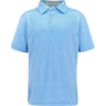 Juniors' Gingham Performance Jersey Polo - Fairway Styles