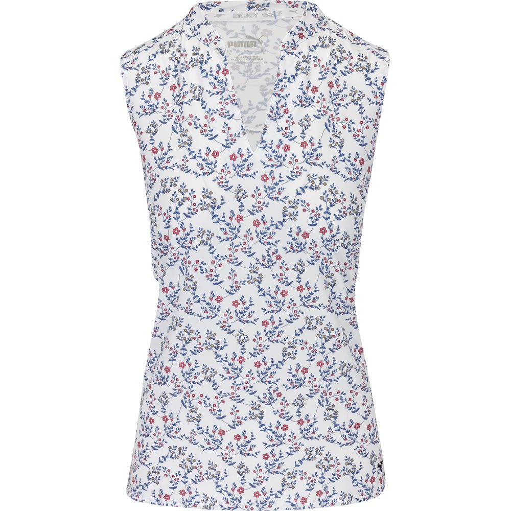 Women's MATTR Micro Floral SL Golf Polo