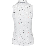 Women's Volition Stars Sleeveless 1/4 Zip Golf Polo